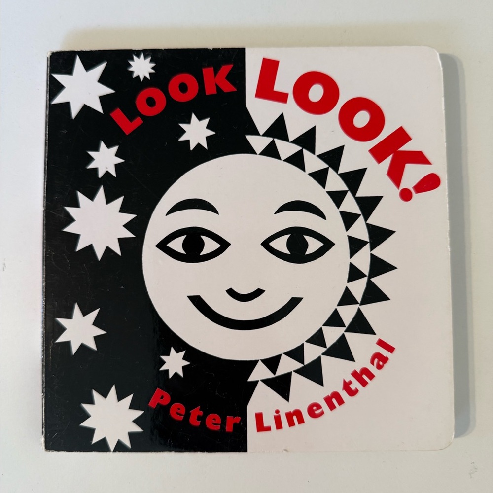 Look Look! Board Book by Peter Linenthal High Contrast